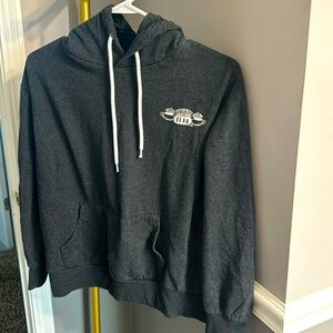Dark Gray Friends Hoodie, Unisex Size Medium